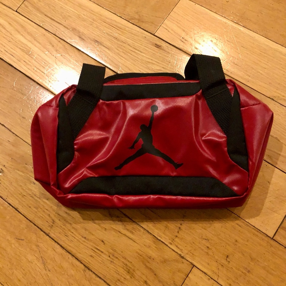 Jordan Men's Red and Black Toiletry Bag